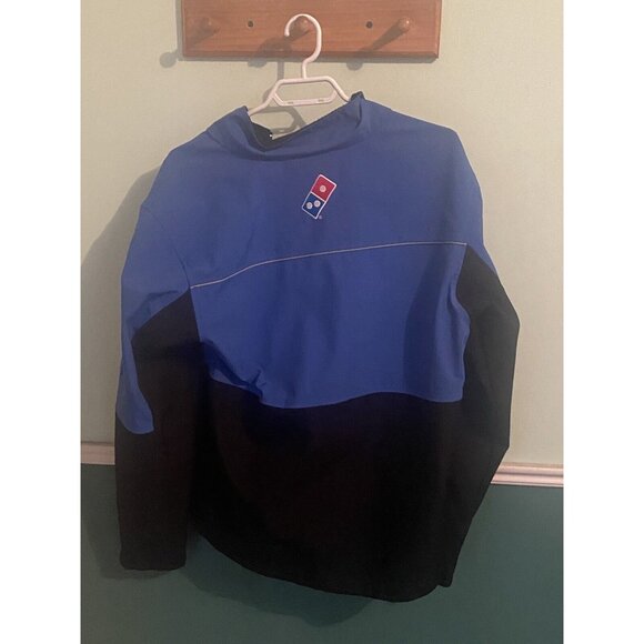 - Dominos Pizza Delivery  Men's Jacket Medium Full Zip Up Wind Proof - Picture 7 of 11